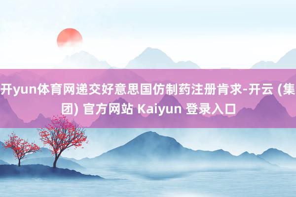   开yun体育网递交好意思国仿制药注册肯求-开云 (集团) 官方网站 Kaiyun 登录入口