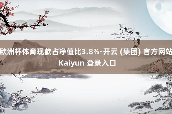   欧洲杯体育现款占净值比3.8%-开云 (集团) 官方网站 Kaiyun 登录入口